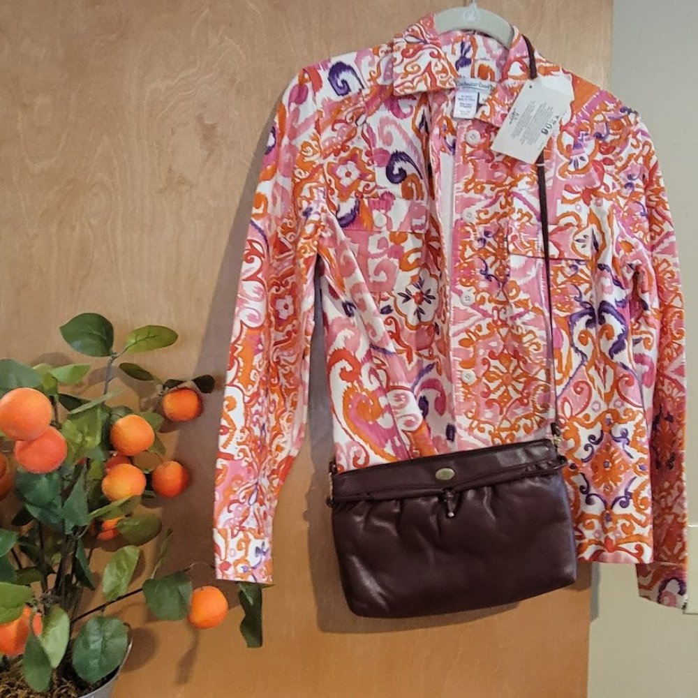 Coldwater Creek jacket pattern  multicolor. - Picture 2 of 5
